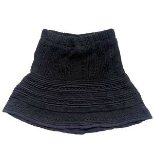 Zara  Y2K Skirt Women’s Small Black Knit Mini Goth Holiday Party